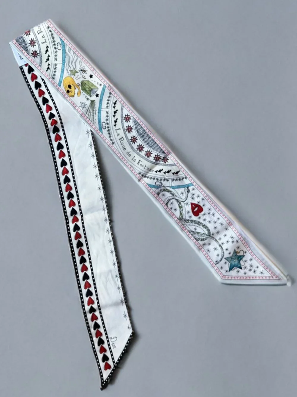 Christian Dior La Roue de la Fortune Mitzah Silk Scarf